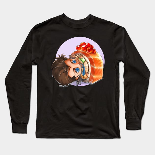 Castiel Sushi 2 Long Sleeve T-Shirt by GioGui